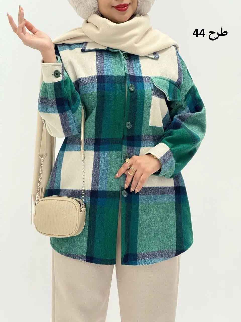 3562-شکت چهارخونه وانیل